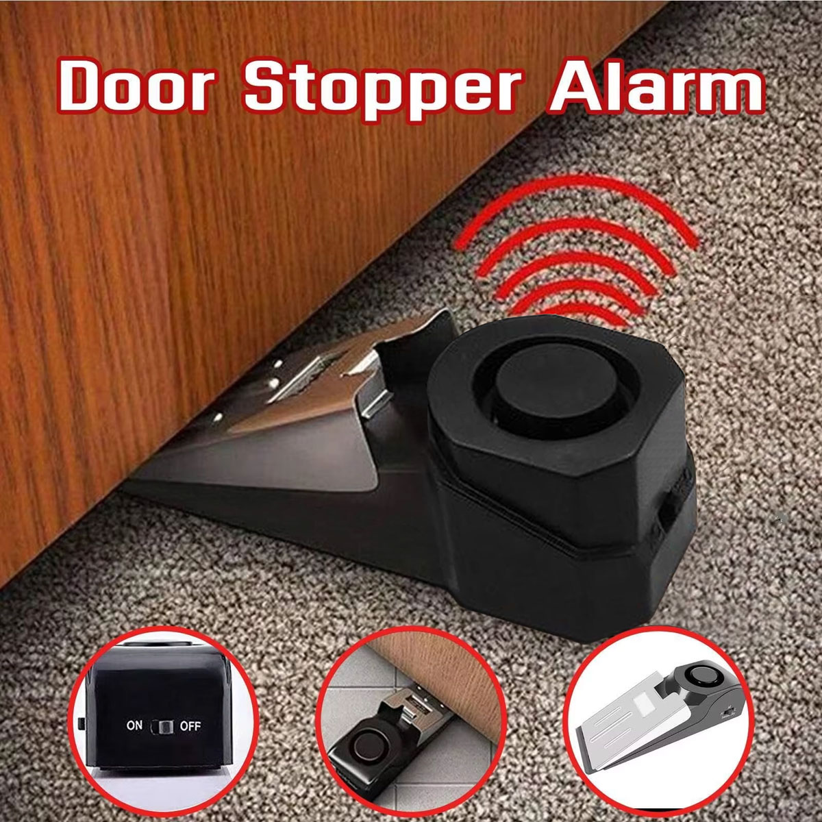 Sim Gsm Alarm - 무선 도어 스톱 알람 시스템 120dB