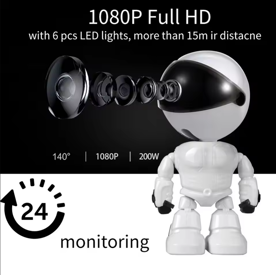 스마트 로봇 WiFi IP 카메라 1080P HD 베이 - Home Security Robot 리뷰 및 가격