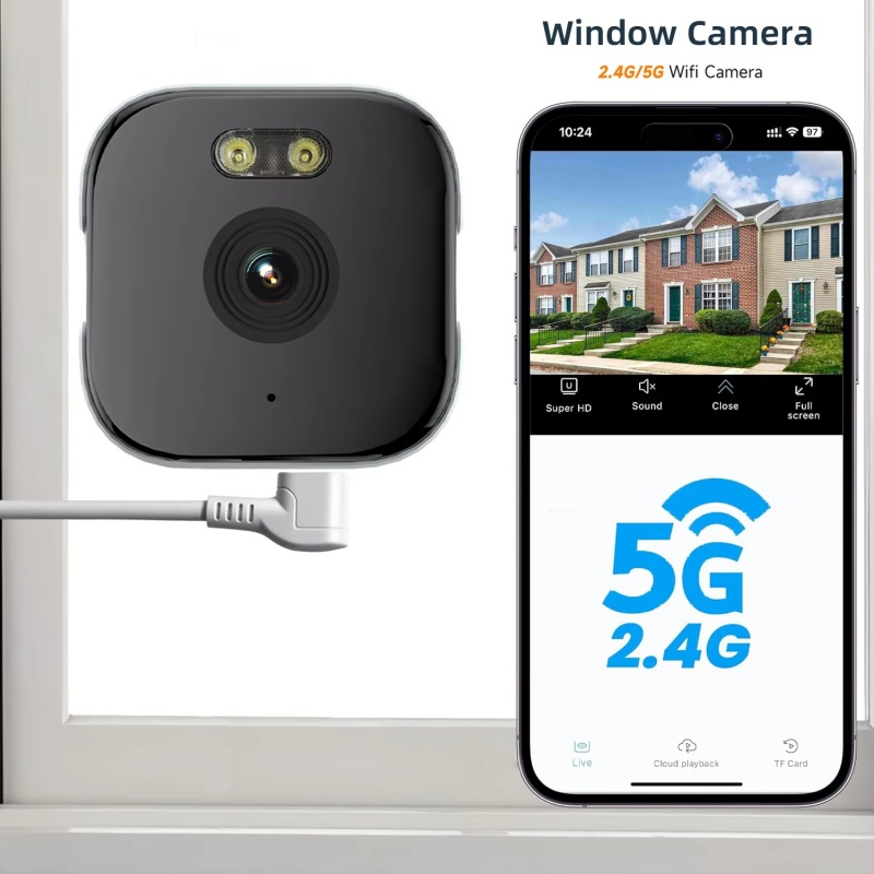 4K 윈도우 카메라 5GHz WiFi 실내 카메라 가정 - Home Security Robot 리뷰 및 가격