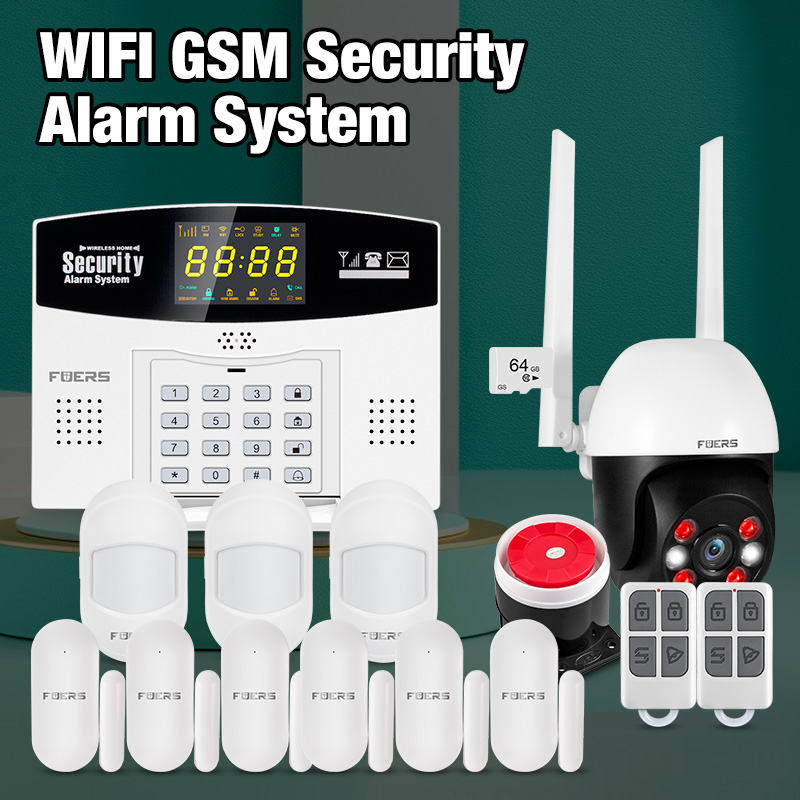 Fuers Tuya 스마트 경보 시스템 키트 WIFI  - Home Security Front Door Camera 리뷰 및 가격