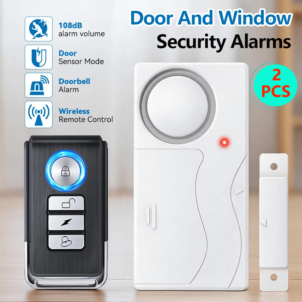 무선 리모컨 작동식 도어 알람, 도난 방지 기능이 있는 - Sim Gsm Alarm 리뷰 및 가격