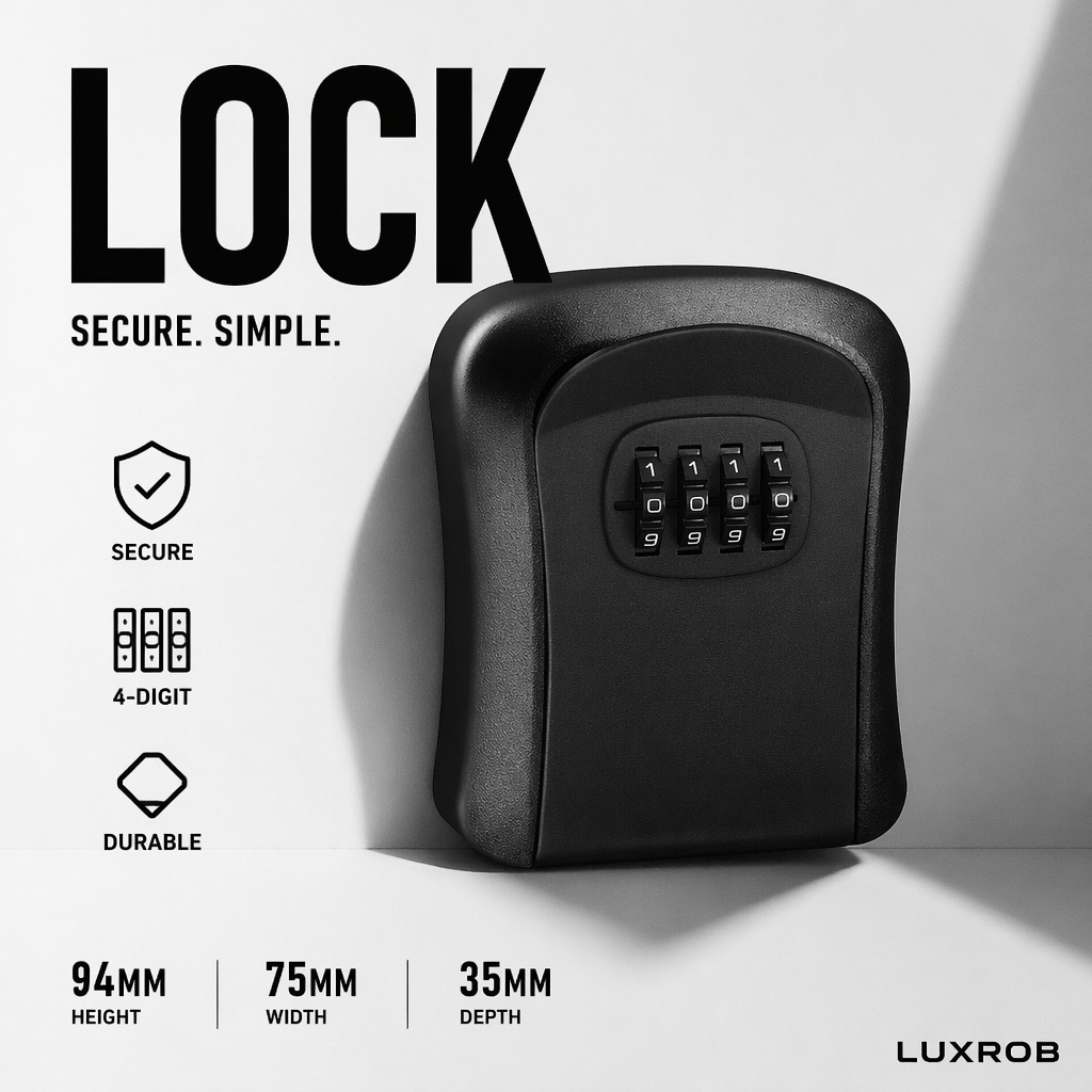 벽걸이형 방수 키 보관함 두꺼운 ABS 도난 방지 4자 - Home Security Box 리뷰 및 가격